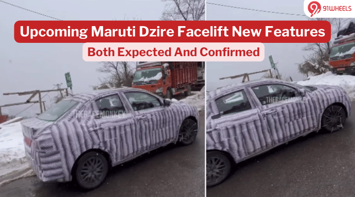 This Is What The Maruti Dzire Facelift Could Offer Over The Current Model This Is What The Maruti Dzire Facelift Could Offer Over The Current Model