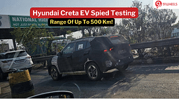 Upcoming Hyundai Creta EV Spied Testing; Upto 500 Km Of Range