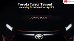 2024 Toyota Taisor Officially Teased Ahead Of April 3 Launch: Coming Soon
