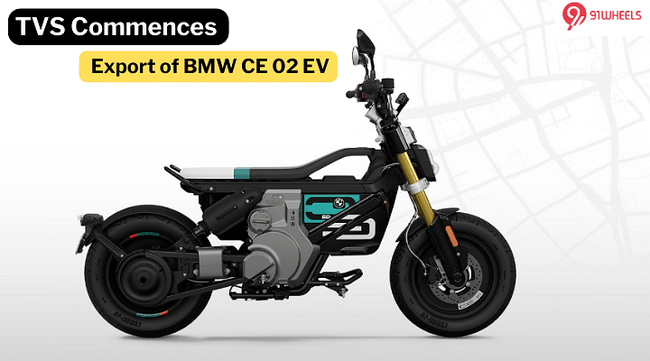 TVS Commences Export of BMW CE 02 EV: Here's What You Should Know