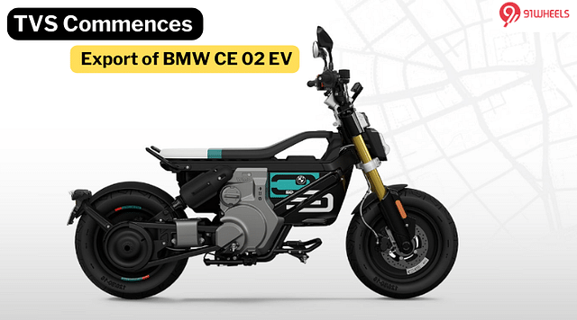 TVS Commences Export of BMW CE 02 EV: Here's What You Should Know