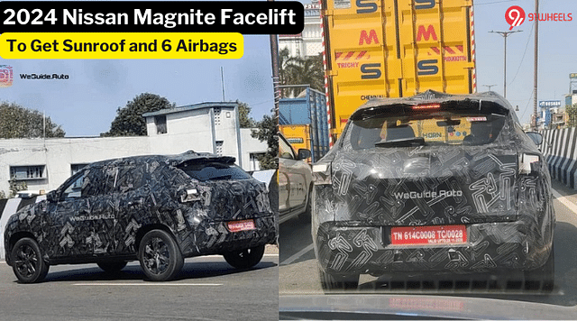 2024 Nissan Magnite Facelift Will Get 6 Airbags and Sunroof