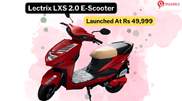 Lectrix LXS 2.0 E-Scooter Launched At Rs 49,999 - Get 98 Km Range