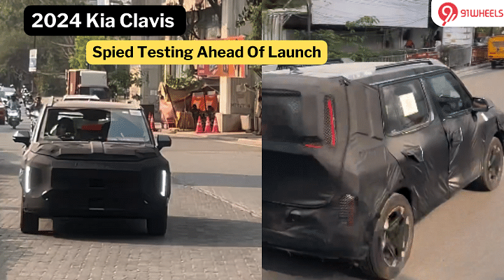2024 Kia Clavis Spied Testing Ahead Of Launch: 360-Degree Camera, ADAS, More