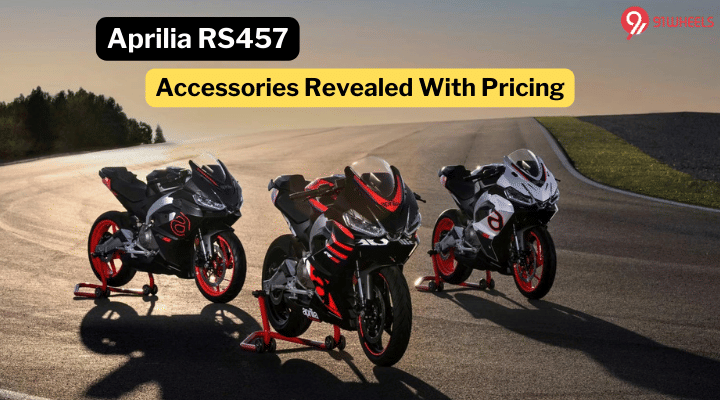 Aprilia RS 457 Accessory List Officially Unveiled - Check Prices! Aprilia RS 457 Accessory List Officially Unveiled - Check Prices!