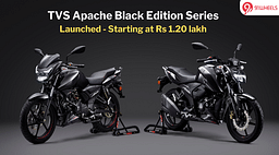 TVS Apache RTR 160 4V & RTR 160 Black Editions Launched - Read Details