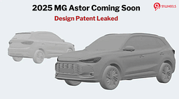 Upcoming 2025 MG Astor Design Patent Images Leaked