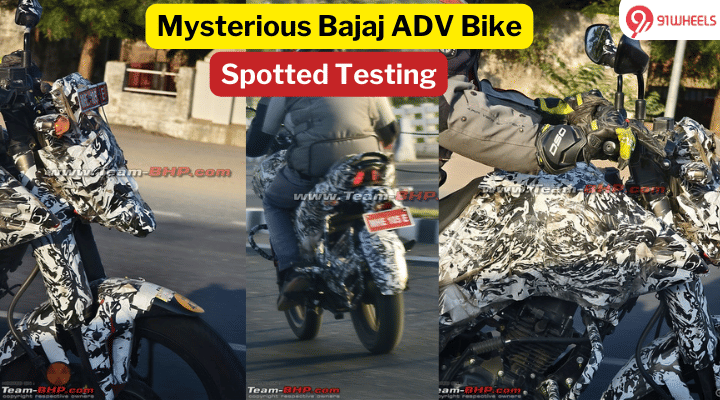 Mysterious Bajaj ADV Bike Spied Testing - See Details Here