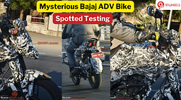 Mysterious Bajaj ADV Bike Spied Testing - See Details Here