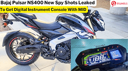 Upcoming Bajaj Pulsar NS400 To Get Digital Console With MID - See Images!