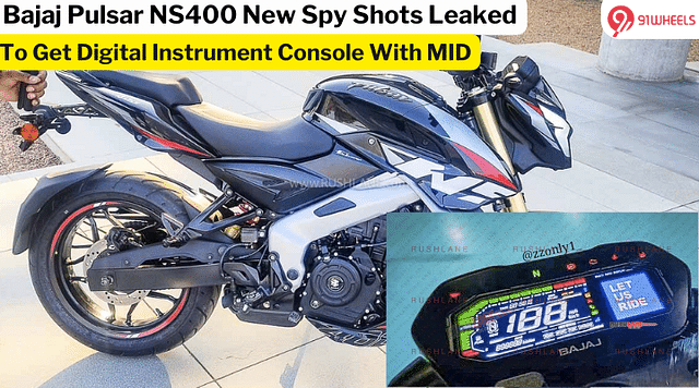 Upcoming Bajaj Pulsar NS400 To Get Digital Console With MID - See Images!