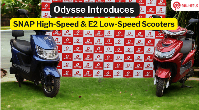 Odysse Unveils SNAP High-Speed And E2 Low-Speed Scooters: Details Here
