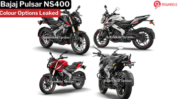 Bajaj Pulsar NS400 To Get 4 Colour Options, Images Leaked Ahead Of Launch