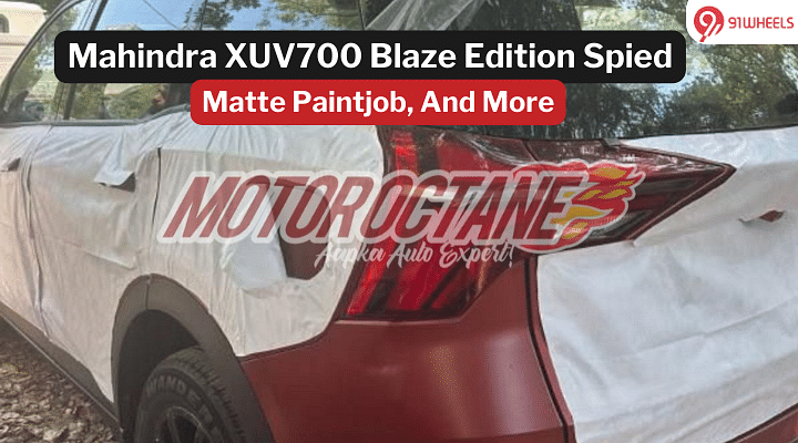 Mahindra XUV700 Blaze Edition Spied: Launch Soon?
