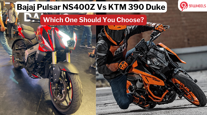 Bajaj Pulsar NS400Z Vs KTM 390 Duke: Features, Power, And More