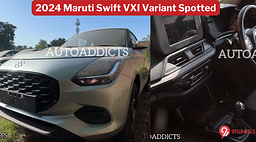 2024 Maruti Swift VXI Mid Variant Spotted - To Get Touchscreen, Projector Headlamp & More