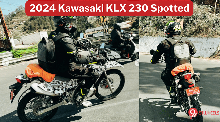 Kawasaki KLX 230 Road Legal Version Spotted On Test - India Launch Soon?