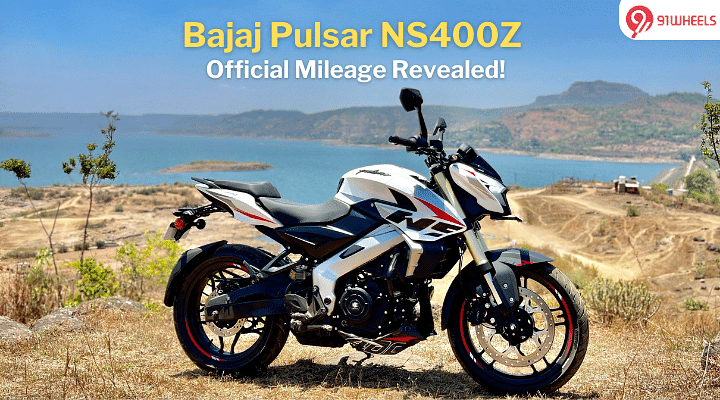 Bajaj Pulsar NS400Z Fuel Economy Revealed: Biggest Pulsar Ever!