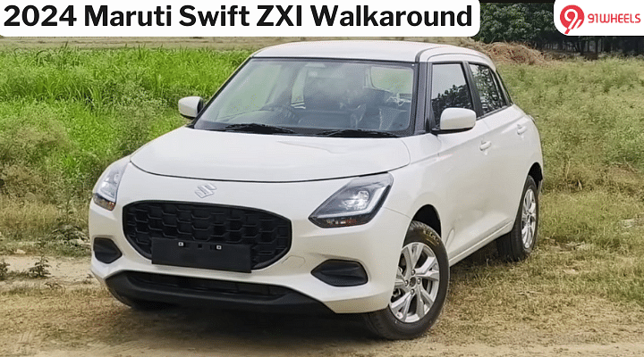2024 Maruti Swift ZXI Variant Walkaround, Gets 15-Inch Alloys, New Features & More