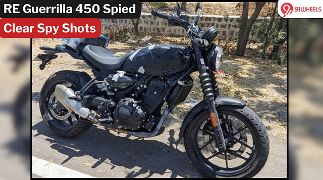 Upcoming Royal Enfield Guerrilla 450 Spied In Clearest Spy Shots To Date