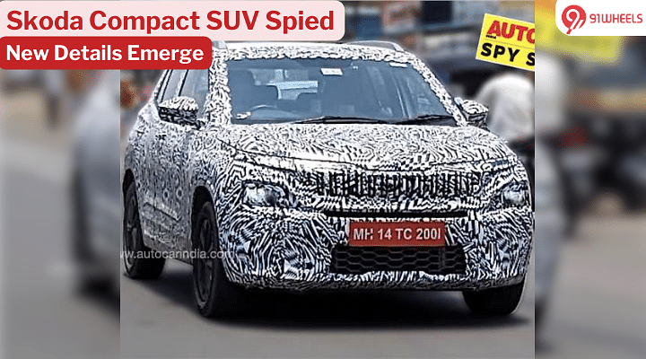 Upcoming Skoda Compact SUV Spied On Test: Nexon, 3XO Rival