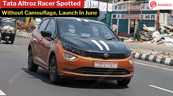 Tata Altroz Racer Spotted Without Camouflage Ahead Of Official Launch