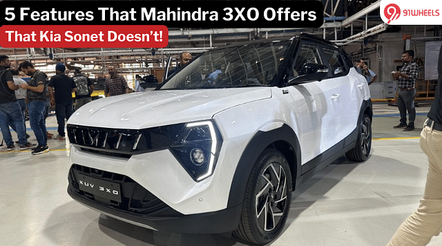 5 Features Mahindra XUV 3XO Offers That The Kia Sonet Doesn't!