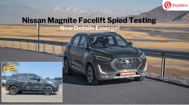 Upcoming Nissan Magnite Facelift Spied Testing: New Details Emerge!