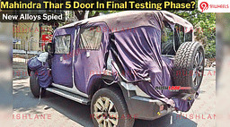 Mahindra Thar 5 Door In Final Phase Of Testing: New Alloys Spied!