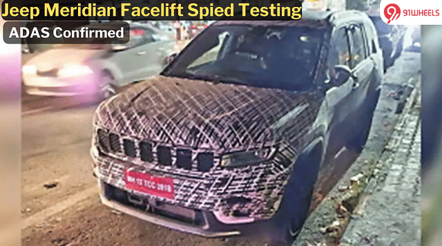 Jeep Meridian Facelift Spied Testing: Confirmed ADAS & More