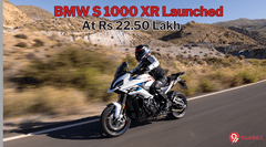 BMW S 1000 XR Launched At Rs 22.50 Lakh, Comes With 170 Bhp Of Power BMW S 1000 XR Launched At Rs 22.50 Lakh, Comes With 170 Bhp Of Power