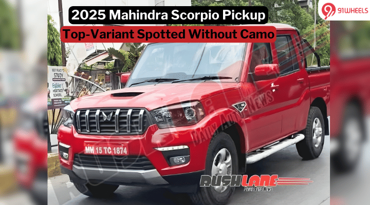 2025 Mahindra Scorpio Pickup: Top Variant Spotted Undisguised