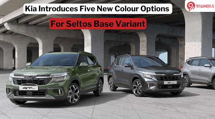 Kia Seltos Entry-Level Variant Now Available In Five Additional Colour Options