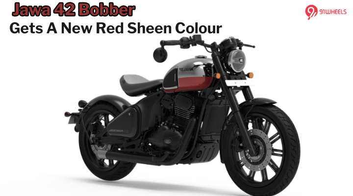 Jawa 42 Bobber Gets A New Red Sheen Paint, Priced At Rs 2.29 Lakh Jawa 42 Bobber Gets A New Red Sheen Paint, Priced At Rs 2.29 Lakh