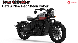 Jawa 42 Bobber Gets A New Red Sheen Paint, Priced At Rs 2.29 Lakh
