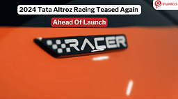 Tata Altroz Racer Teased Again - Sunroof, Racing Stripes, Sporty Exhaust Note