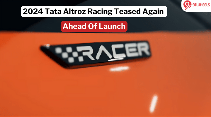 Tata Altroz Racer Teased Again - Sunroof, Racing Stripes, Sporty Exhaust Note Tata Altroz Racer Teased Again - Sunroof, Racing Stripes, Sporty Exhaust Note