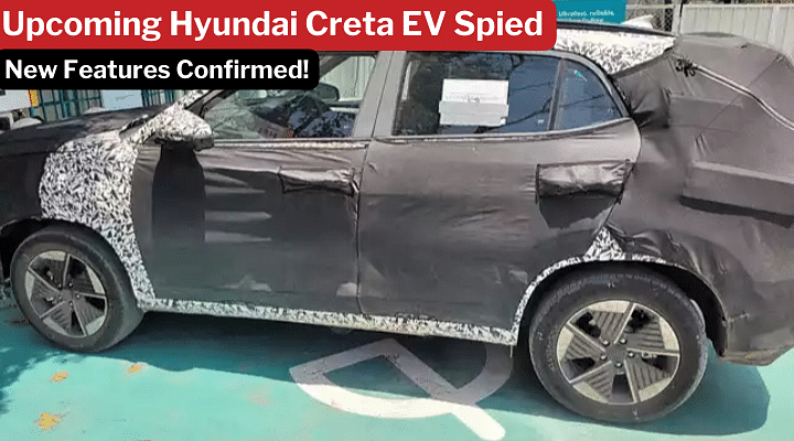 Hyundai Creta EV Spied At A Charging Station: 360-Degree Camera & More