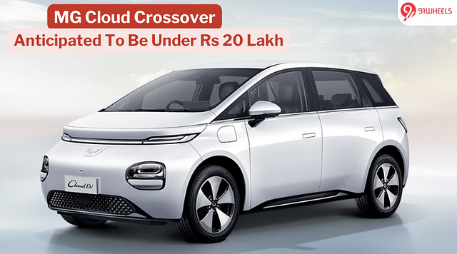 MG Cloud Crossover Expected To Debut At A Price Below Rs 20 Lakh - Launch Soon