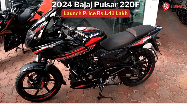 2024 Bajaj Pulsar 220F Updated With Digital Console - Price Rs 1.41 Lakh