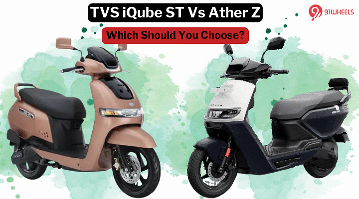 TVS iQube ST Vs Ather Z -Read The Most Detailed Comparison