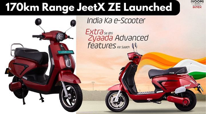 Ivoomi Launches Jeetx Ze With Three Battery Options, Range Of 170km