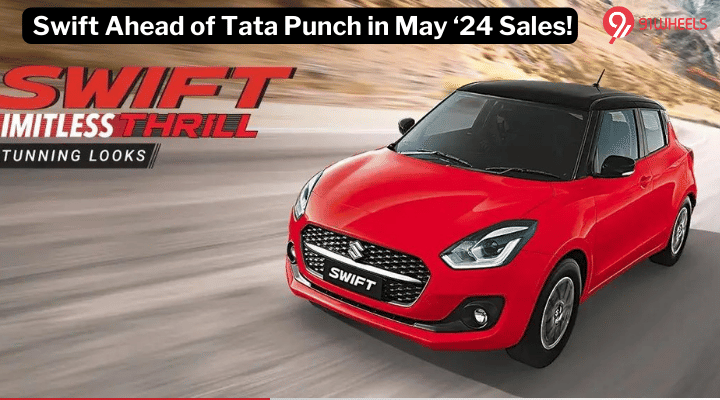 India’s Best Selling Car For May’24 is Maruti Suzuki Swift India’s Best Selling Car For May’24 is Maruti Suzuki Swift