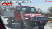 Force Gurkha-based Pickup Truck Spotted Testing - Bolero Camper Rival