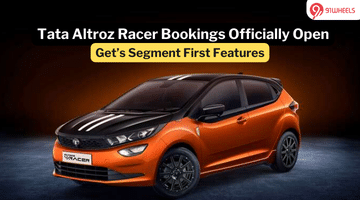 Tata Altroz Racer Bookings Officially Open: Get Segment-First Features