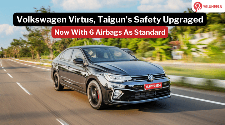 Volkswagen Virtus & Taigun Now With 6 Airbags As Standard