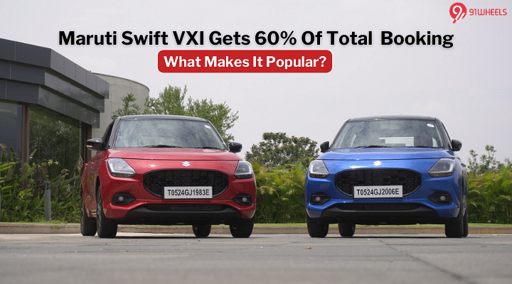 Maruti Swift VXi Trim Gets 60% Of Total Bookings: What Makes It Popular?