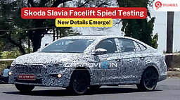 Upcoming Skoda Slavia Facelift Spied Testing: Reveals New Updates