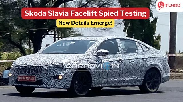 Upcoming Skoda Slavia Facelift Spied Testing: Reveals New Updates