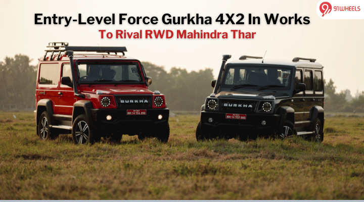 Force Gurkha 4X2 In Works To Rival RWD Mahindra Thar: Details Force Gurkha 4X2 In Works To Rival RWD Mahindra Thar: Details